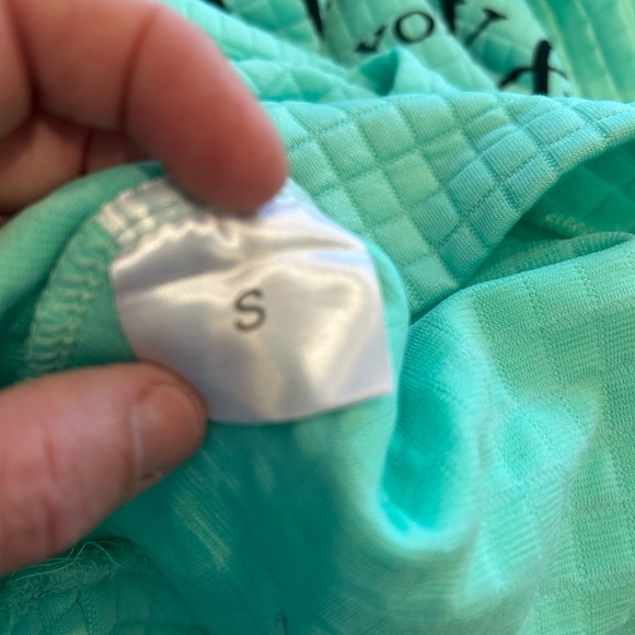 Tiffany & Co. Mint Green Quilted Hoodie Size Small - Picture 3 of 4